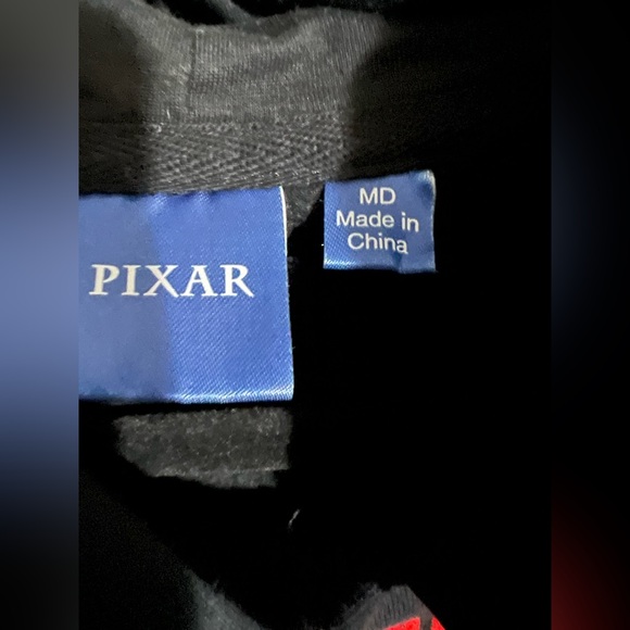 Black McQueen Hoodie with Red embroidered Logo - Picture 6 of 6